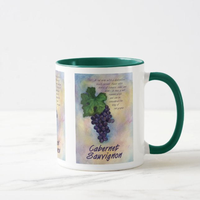 Mug Cabernet Sauvignon Vin Musique (Droite)