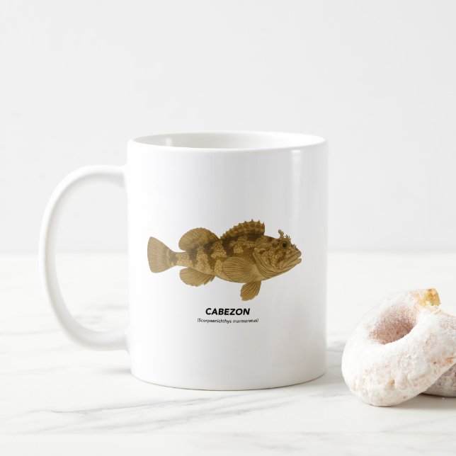 Mug Cabezon - California Marine Life (Avec donut)