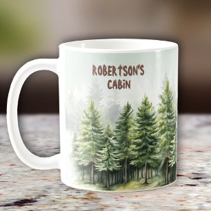 Mug Cabine familial Pinewood Forest Green