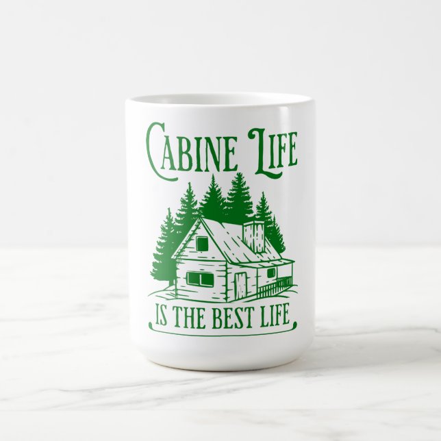 MUG CABINE LIFE EST LA MEILLEURE VIE (Centre)