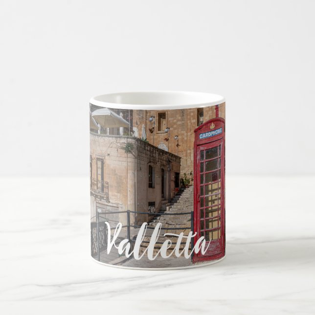 Mug Cabine téléphonique rouge à La Valette Malte (Centre)