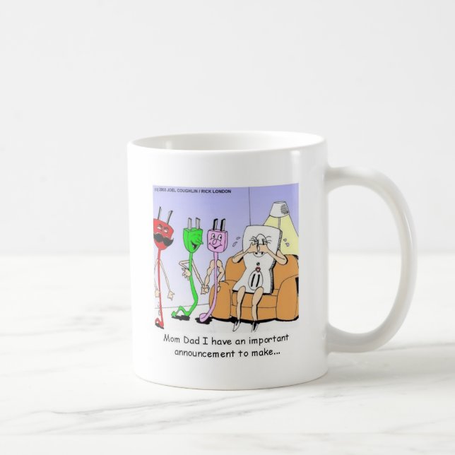 Mug Câblage AC/DC Cadeaux drôles de relation gay/lesbi (Droite)