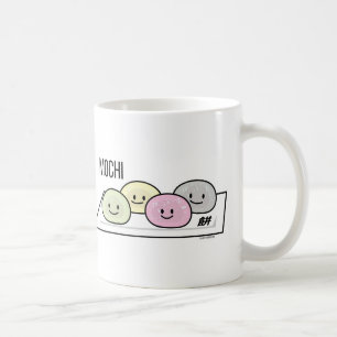 Mug Câble de riz à la crème glacée Cute Mochi Thé vert