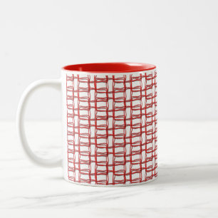 Mug - câblé en rouge
