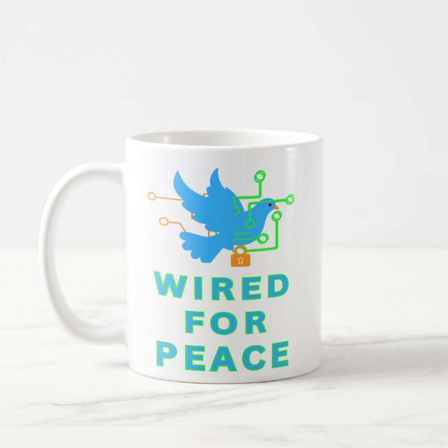 Mug Câblé pour la paix (Gauche)