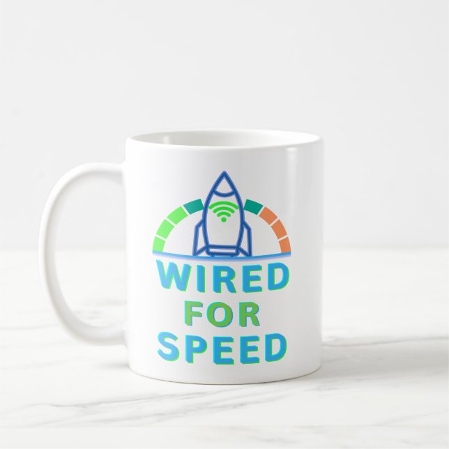 Mug Câblé pour la vitesse (Gauche)