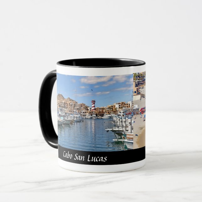 Mug Cabo San Lucas et Medano Beach - Café design (Devant gauche)