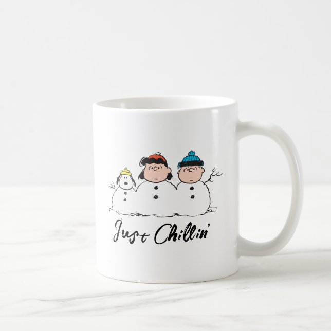 Mug cacahuètes | 3 Personne Snowman (Droite)