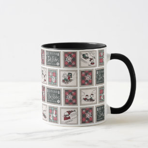 Mug cacahuètes   Ancien Motif de traîneau