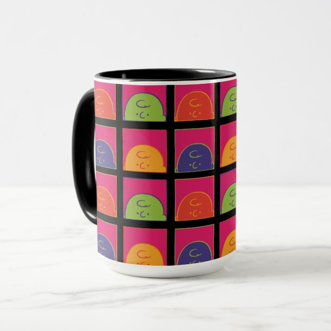 Mug cacahuètes | Art Pop moderne C'est Charlie Brown (Devant gauche)