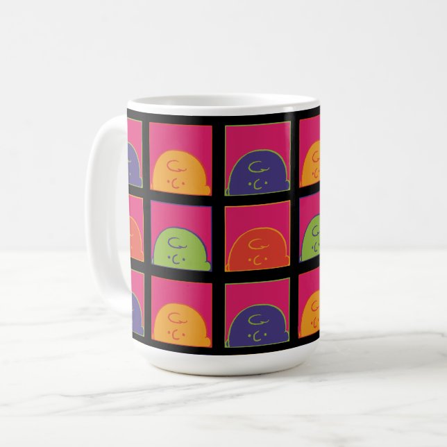 Mug cacahuètes | Art Pop moderne C'est Charlie Brown (Devant gauche)