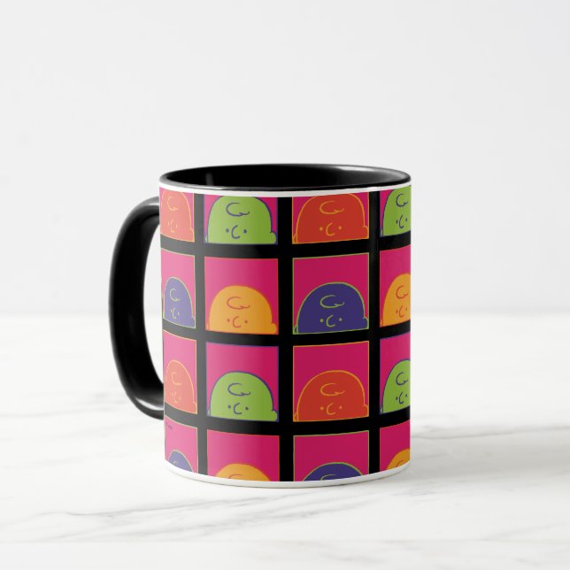 Mug cacahuètes | Art Pop moderne C'est Charlie Brown (Devant gauche)