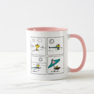 Mug cacahuètes Bois de bois à la plage