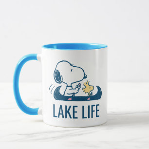 Mug cacahuètes   Canoë Snoopy & Woodstock