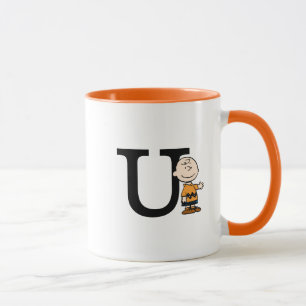 Mug cacahuètes Charlie Brown Monogram U