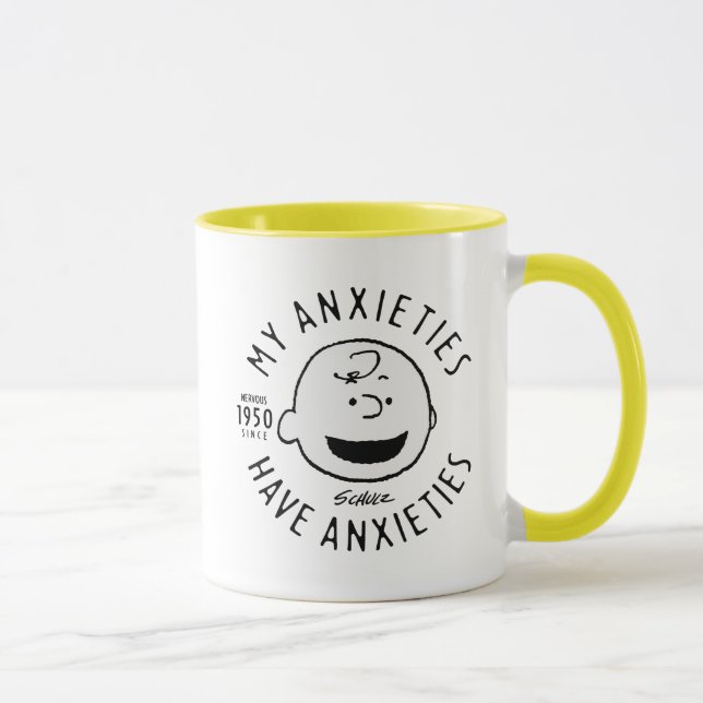 Mug cacahuètes | Charlie Brown Nervous depuis 1950 (Droite)