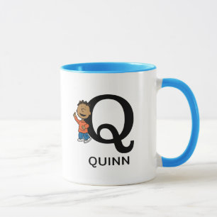 Mug cacahuètes   Franklin Name & Monogram Q