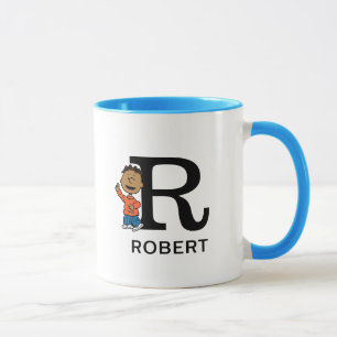 Mug cacahuètes   Franklin Name & Monogram R