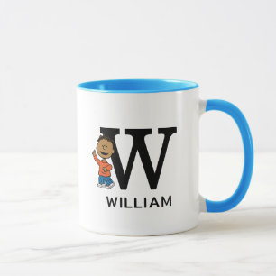Mug cacahuètes Franklin Name & Monogram W