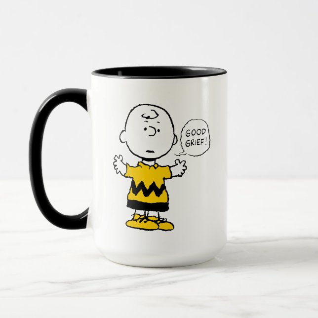 Mug cacahuètes | Good Grief Charlie Brown (Gauche)