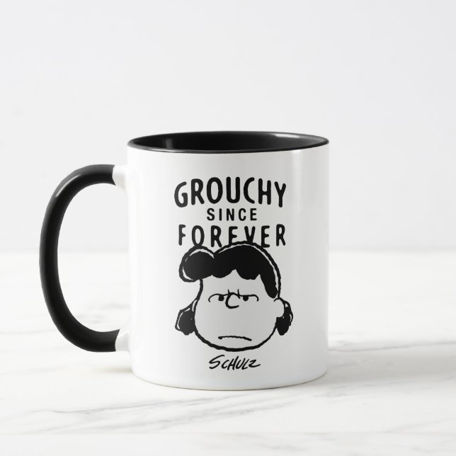 Mug cacahuètes | Grouchy depuis toujours Lucy (Gauche)