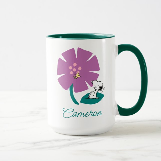 Mug cacahuètes | Illustration de la nature | Ajouter V (Droite)