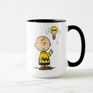 Mug cacahuètes   L'idée de l'ampoule de Charlie Brown