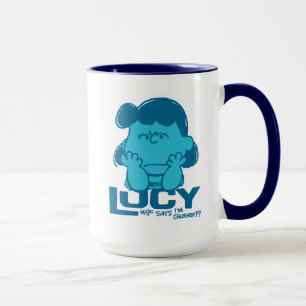 Mug cacahuètes Lucy Who Says I'm Crabby? ?