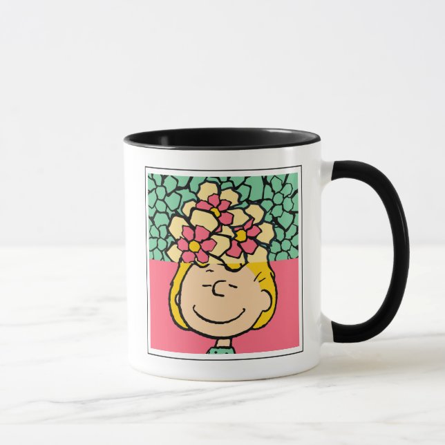 Mug cacahuètes | Moitié et demi-fleurs Sally (Droite)