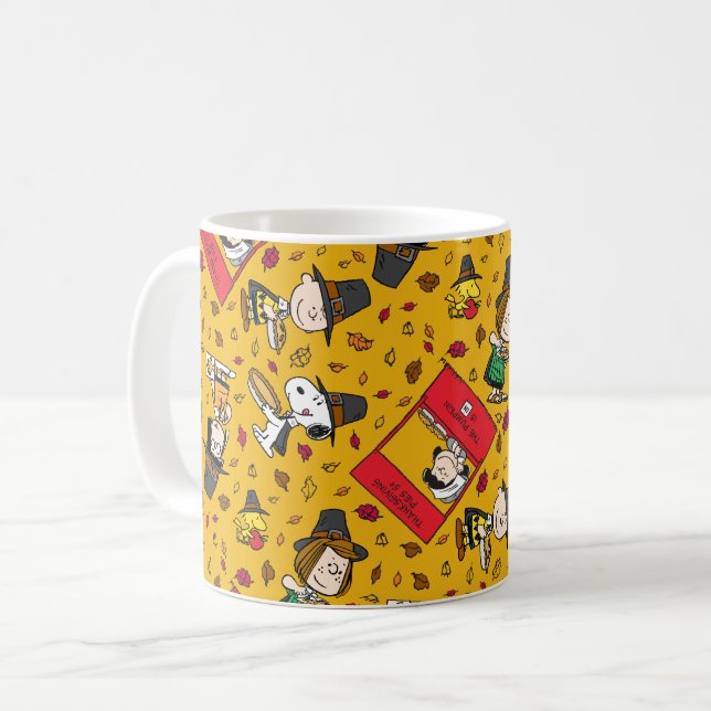 Mug cacahuètes | MOTIF BON THANKSGIVING (Devant gauche)