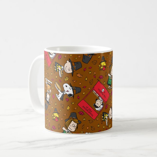 Mug cacahuètes | MOTIF BON THANKSGIVING (Devant gauche)