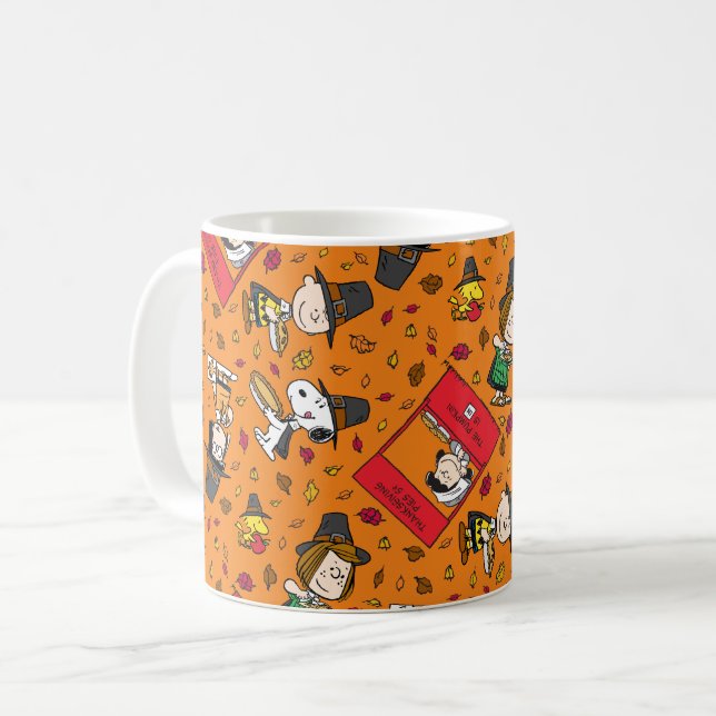 Mug cacahuètes | MOTIF BON THANKSGIVING (Devant gauche)