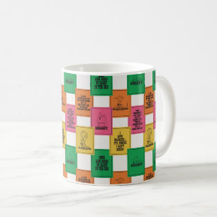 Mug cacahuètes Motif Colorblock amusant