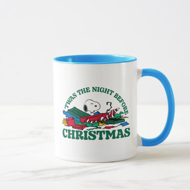 Mug cacahuètes | Snoopy 'C'était la nuit avant Noël (Droite)