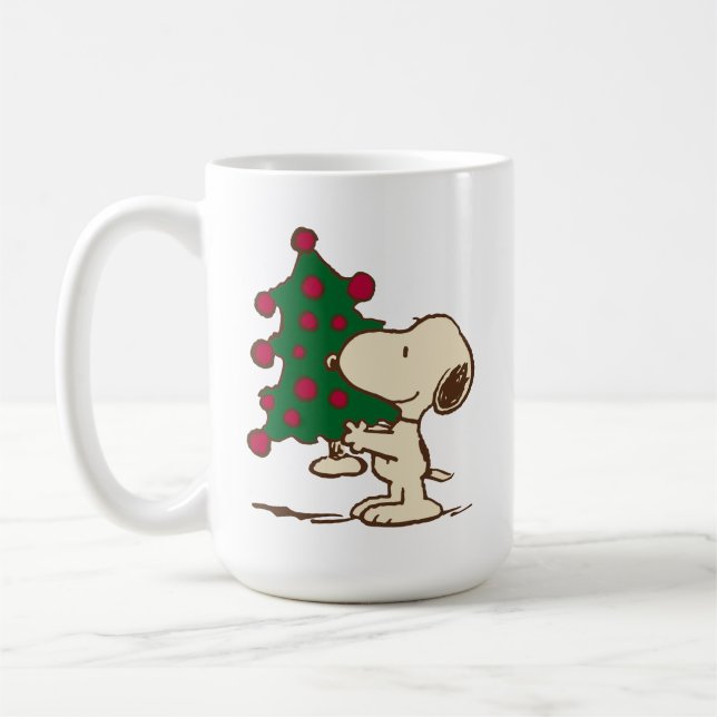 Mug cacahuètes | Snoopy Christmas Tree (Gauche)