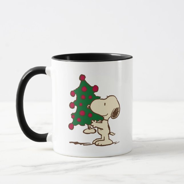 Mug cacahuètes | Snoopy Christmas Tree (Gauche)