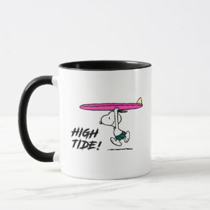 Mug cacahuètes Snoopy Courir sur le Surf