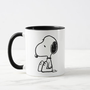 Mug cacahuètes   Snoopy En Bas