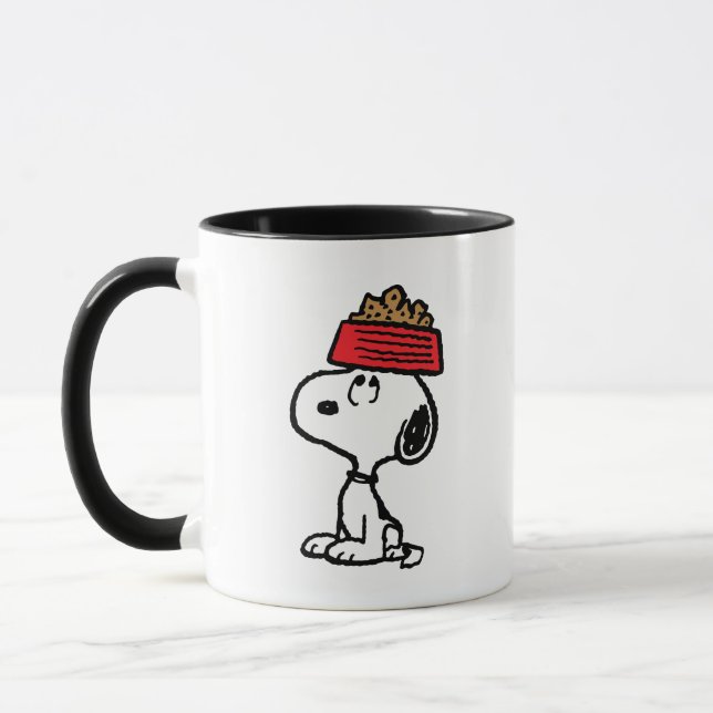 Mug cacahuètes | Snoopy Équilibrer Son Chien Disque (Gauche)