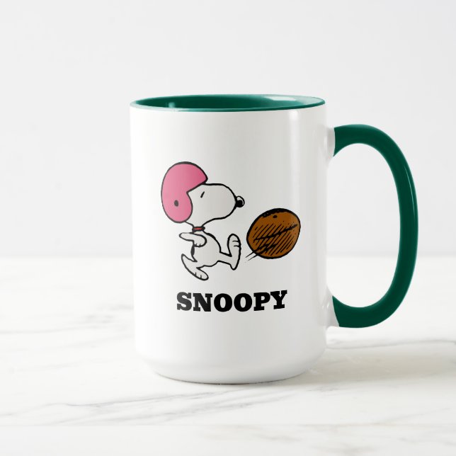Mug cacahuètes | Snoopy Football Kicker (Droite)