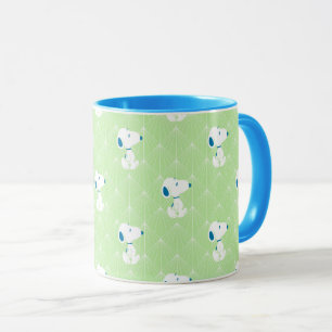 Mug cacahuètes   Snoopy Green Deco Dreams Motif