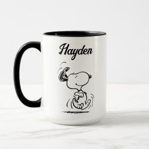 Mug cacahuètes   Snoopy Happy Dance   Ajouter Votre No