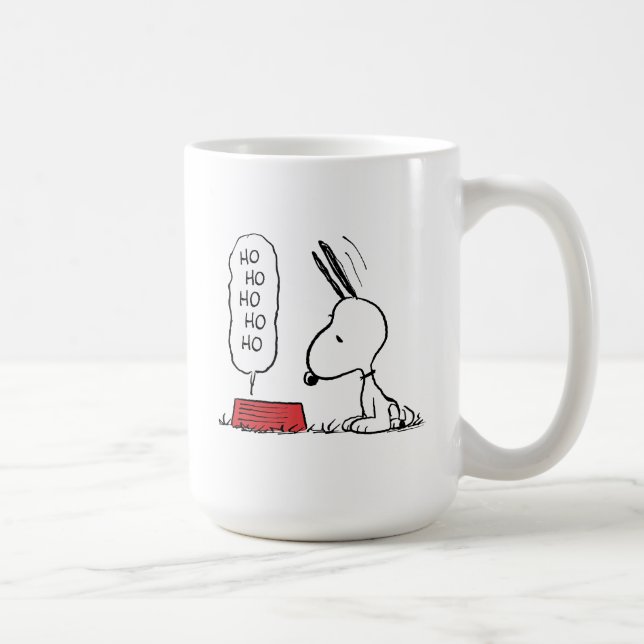 Mug cacahuètes | Snoopy Ho Ho Ho Plat alimentaire (Droite)