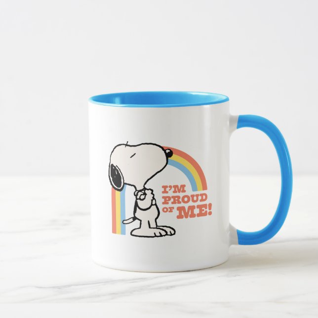 Mug cacahuètes | Snoopy Je suis fier de moi (Droite)