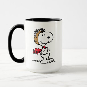 Mug cacahuètes   Snoopy L'As Volant