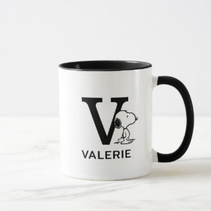 Mug cacahuètes Snoopy Nom & Monogram V