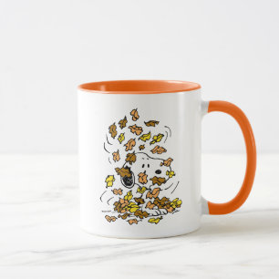 Mug cacahuètes Snoopy Pile de Feuilles