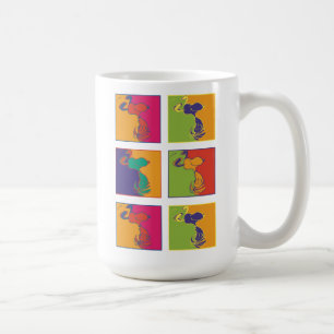 Mug cacahuètes Snoopy Pop Art Moderne