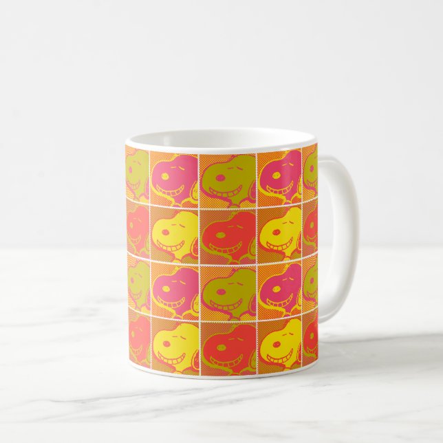 Mug cacahuètes | Snoopy Pop Art Motif (Devant droit)