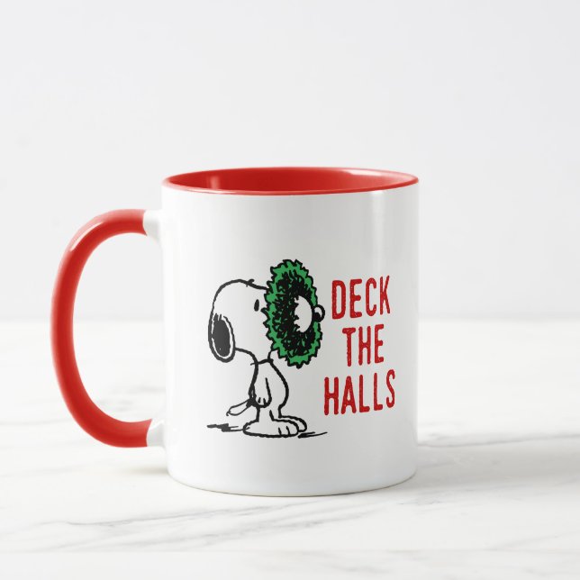 Mug cacahuètes | Snoopy pour les fêtes (Gauche)